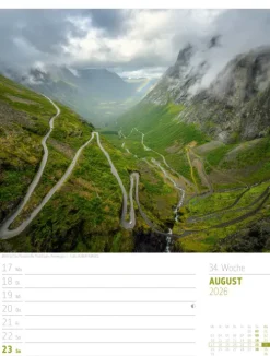 Skandinavien Wochenplaner Kalender 2026 | Der Zauber des hohen Nordens-Ackermann Kunstverlag Best