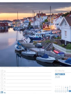 Skandinavien Wochenplaner Kalender 2026 | Der Zauber des hohen Nordens-Ackermann Kunstverlag Best