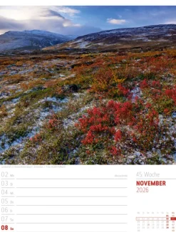 Skandinavien Wochenplaner Kalender 2026 | Der Zauber des hohen Nordens-Ackermann Kunstverlag Best