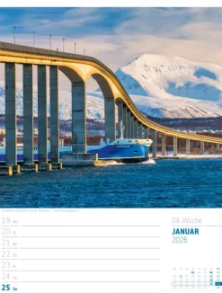 Skandinavien Wochenplaner Kalender 2026 | Der Zauber des hohen Nordens-Ackermann Kunstverlag Best