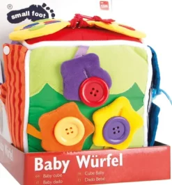 Legler Small foot 5515 - Baby Würfel, Babywürfel, Stoff/Kunststoff, 16cm New