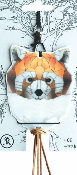Bookchair Vertrieb Softreflector ORIGAMI (Red Panda) Reflektor für Taschen und Kleidung Hot