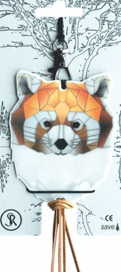 Bookchair Vertrieb Softreflector ORIGAMI (Red Panda) Reflektor für Taschen und Kleidung Hot
