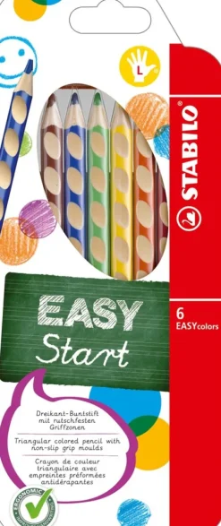 Buntstifte EASYcolors 6er Set Linkshänder-Stabilo Best