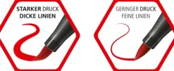 Filzstifte Pen 68 brush, 12er Set-Stabilo
