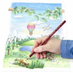 STAEDTLER Noris colour 185 Buntstift, 12er Set + Bleistift, 185 SET9 Online