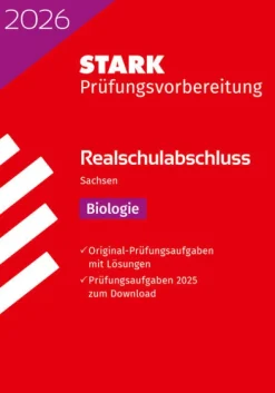 Stark Verlag GmbH STARK Biologie - Realschulabschluss 2026 Sachsen - Prüfungsvorbereitung Discount