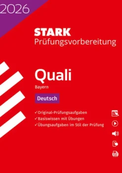 STARK Deutsch 9. Klasse - Quali Mittelschule 2026 Bayern - Prüfungsvorbereitung-Stark Verlag GmbH Discount