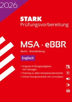 Stark Verlag GmbH STARK Englisch - MSA/eBBR 2026 Berlin/Brandenburg - Prüfungsvorbereitung Hot