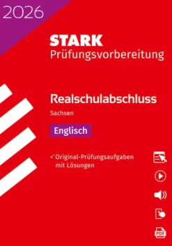 STARK Englisch - Realschulabschluss 2026 Sachsen - Prüfungsvorbereitung-Stark Verlag GmbH Online