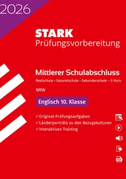 STARK Englisch E-Kurs - Mittlerer Schulabschluss (MSA) 2026 NRW - Prüfungsvorbereitung-Stark Verlag GmbH New