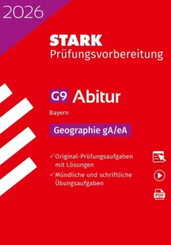 Stark Verlag GmbH STARK Geographie gA/eA - Abitur 2026 Bayern - Prüfungsvorbereitung New