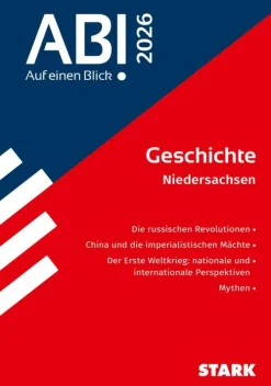 Stark Verlag GmbH STARK Geschichte - Abi - Auf einen Blick! 2026 Niedersachsen Outlet