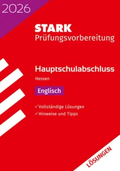 Stark Verlag GmbH STARK Lösungen zu Englisch - Hauptschulabschluss 2026 Hessen - Prüfungsvorbereitung Online