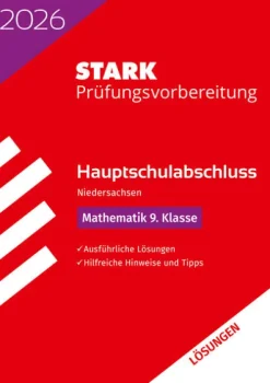 STARK Lösungen zu Mathematik 9. Klasse - Hauptschulabschluss 2026 Niedersachsen - Prüfungsvorbereitung-Stark Verlag GmbH