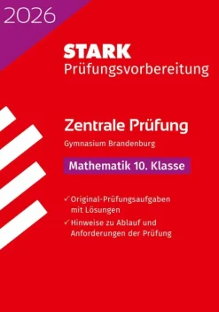STARK Mathematik 10. Klasse - Zentrale Prüfung Gymnasium 2026 Brandenburg - Prüfungsvorbereitung-Stark Verlag GmbH Discount