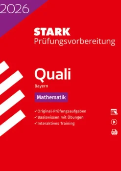 Stark Verlag GmbH STARK Mathematik 9. Klasse - Quali Mittelschule 2026 Bayern - Prüfungsvorbereitung Hot