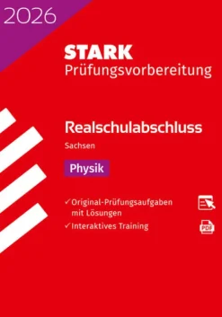 Stark Verlag GmbH STARK Physik - Realschulabschluss 2026 Sachsen - Prüfungsvorbereitung Best
