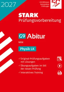 Stark Verlag GmbH STARK Physik LK - Abitur 2027 NRW - Prüfungsvorbereitung Online