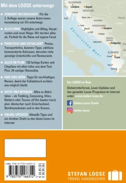 Stefan Loose Reiseführer Balkan, Die Adria-Route. Slowenien, Kroatien, Bosnien und Herzegowina, Montenegro, Albanien-Dumont Reise Vlg GmbH + C Outlet