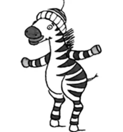 Stempel Zebra-Klett Ernst /Schulbuch Clearance