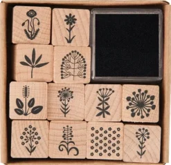 Stempelset "Blumen"-RICO-Design tap Hot