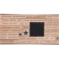 Stempelset Merry Christmas, Handwriting FSC 100%, 26 Stempel-Rico Design GmbH & Co.KG Best