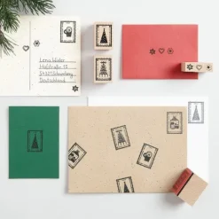 Stempelset Weihnachtspost FSC 100%-Rico Design GmbH & Co.KG Best