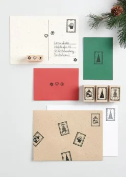 Stempelset Weihnachtspost FSC 100%-Rico Design GmbH & Co.KG Best