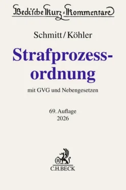 C.H. Beck Strafprozessordnung. StPO Best