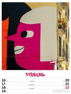 Street Art Wochenplaner Kalender 2026-Ackermann Kunstverlag Clearance