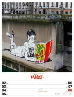 Street Art Wochenplaner Kalender 2026-Ackermann Kunstverlag Clearance