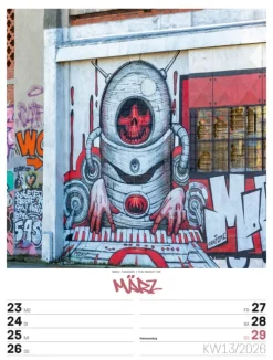 Street Art Wochenplaner Kalender 2026-Ackermann Kunstverlag Clearance
