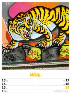 Street Art Wochenplaner Kalender 2026-Ackermann Kunstverlag Clearance
