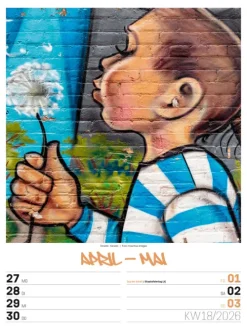 Street Art Wochenplaner Kalender 2026-Ackermann Kunstverlag Clearance