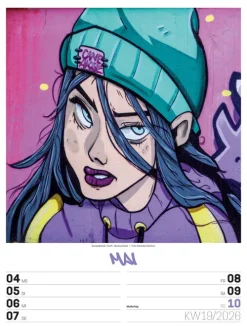 Street Art Wochenplaner Kalender 2026-Ackermann Kunstverlag Clearance