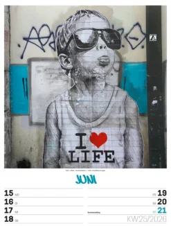 Street Art Wochenplaner Kalender 2026-Ackermann Kunstverlag Clearance