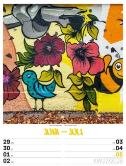 Street Art Wochenplaner Kalender 2026-Ackermann Kunstverlag Clearance