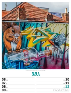 Street Art Wochenplaner Kalender 2026-Ackermann Kunstverlag Clearance