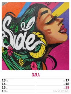 Street Art Wochenplaner Kalender 2026-Ackermann Kunstverlag Clearance