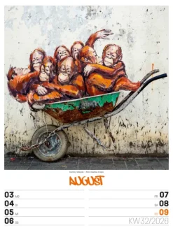 Street Art Wochenplaner Kalender 2026-Ackermann Kunstverlag Clearance