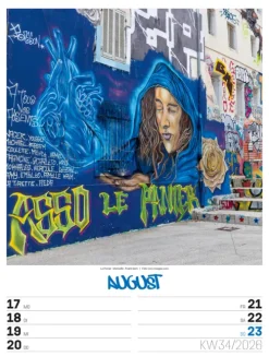Street Art Wochenplaner Kalender 2026-Ackermann Kunstverlag Clearance