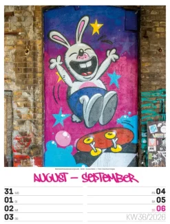 Street Art Wochenplaner Kalender 2026-Ackermann Kunstverlag Clearance