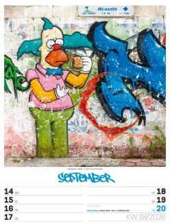 Street Art Wochenplaner Kalender 2026-Ackermann Kunstverlag Clearance
