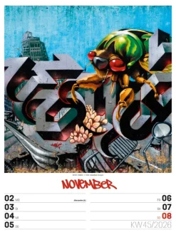 Street Art Wochenplaner Kalender 2026-Ackermann Kunstverlag Clearance
