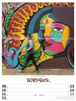 Street Art Wochenplaner Kalender 2026-Ackermann Kunstverlag Clearance
