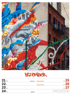 Street Art Wochenplaner Kalender 2026-Ackermann Kunstverlag Clearance