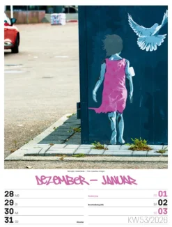 Street Art Wochenplaner Kalender 2026-Ackermann Kunstverlag Clearance