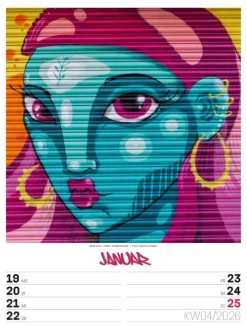 Street Art Wochenplaner Kalender 2026-Ackermann Kunstverlag Clearance