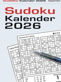 Sudokukalender 2026. Der beliebte Abreißkalender mit 800 Zahlenrätseln-Bassermann, Edition Outlet